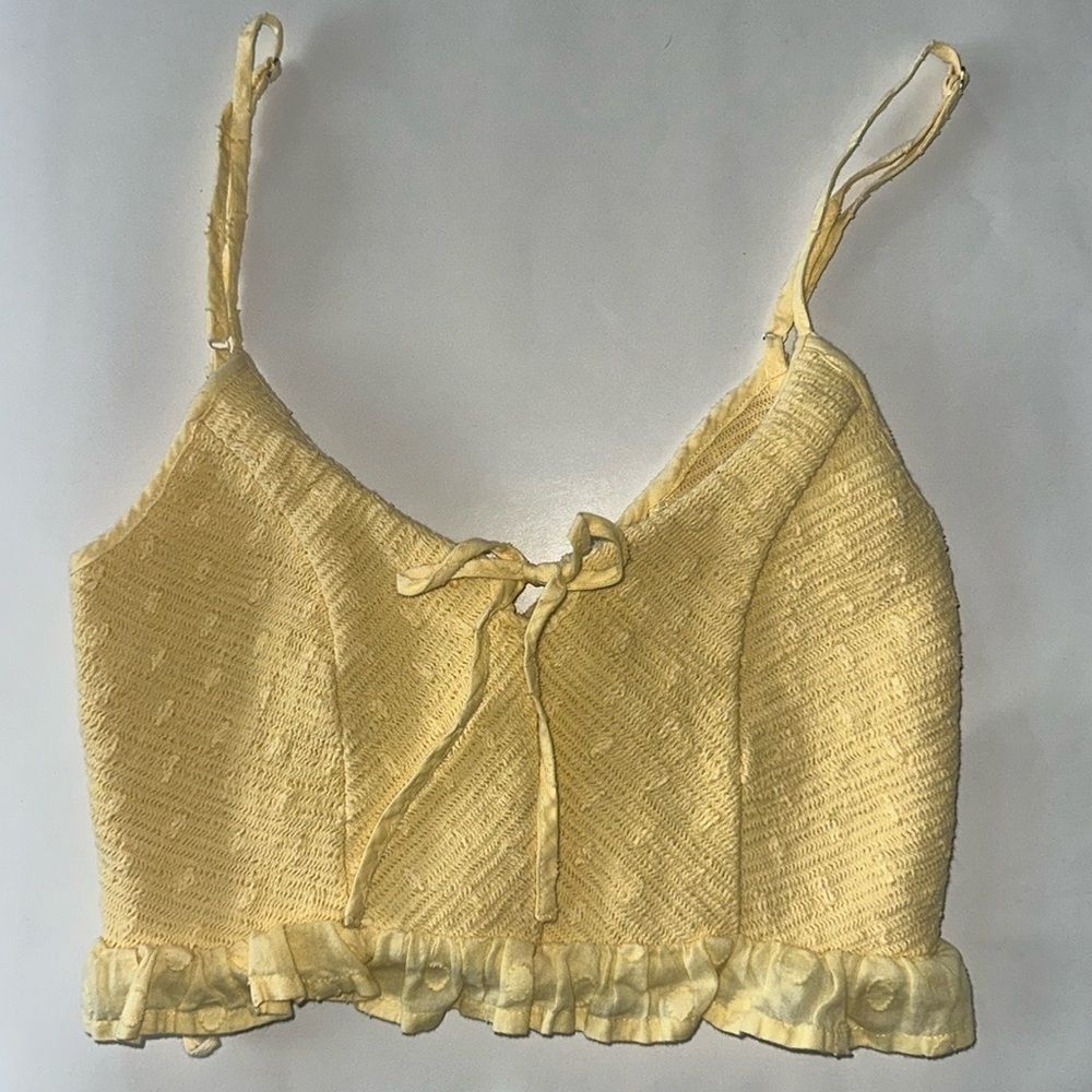 Urban Outfitters Ruffle Camisole Tank Top small - Picture 1 of 4